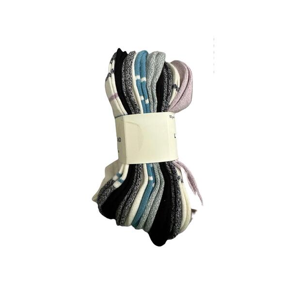 Lucky Brand Accessories - LUCKY BRAND SUPER SOFT NO SHOW SOCKS 10 PAIRS FOR WOMEN SHOE SIZE 5-10.  BL